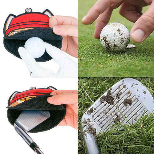 新款高爾夫毛巾GolfTowel卡通圖案球桿擦球巾golf配件 新款高爾夫毛巾GolfTowel卡通圖案球桿擦球巾golf配件
