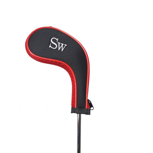 高爾夫鐵桿套 10衹裝鐵桿保護帽套 多色拉鍊桿套 3-9 A,SW,PW