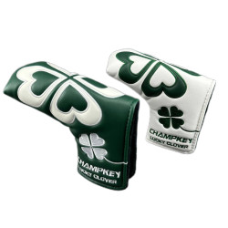 四葉草直條專用推桿套白色綠色高爾夫用品