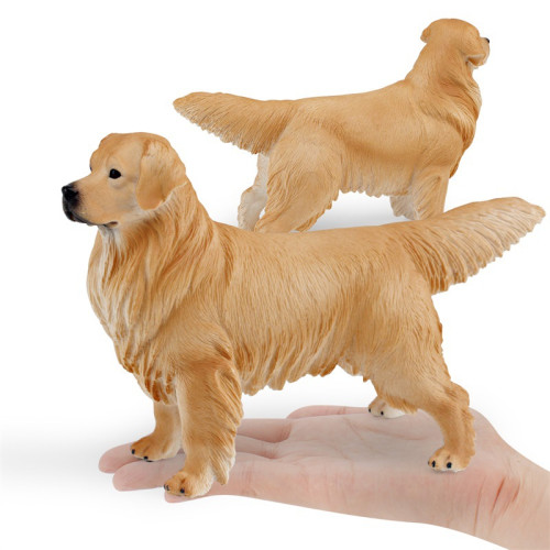 兒童認知仿真實心大金毛犬寵物狗狗動物桌面裝飾靜態擺件模型 兒童認知仿真實心大金毛犬寵物狗狗動物桌面裝飾靜態擺件模型