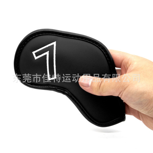 高爾夫鐵桿套素色球桿套9個裝56789PSAX男女通用配件禮品Golf