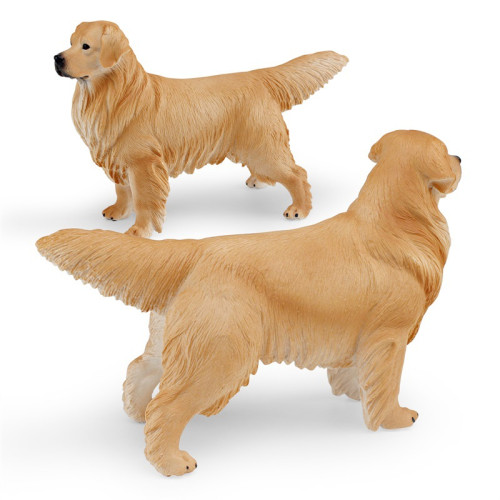 兒童認知仿真實心大金毛犬寵物狗狗動物桌面裝飾靜態擺件模型 兒童認知仿真實心大金毛犬寵物狗狗動物桌面裝飾靜態擺件模型