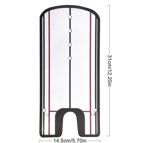 高爾夫推桿鏡推桿練習器揮桿練習姿勢糾正高爾夫擊球墊golf用品