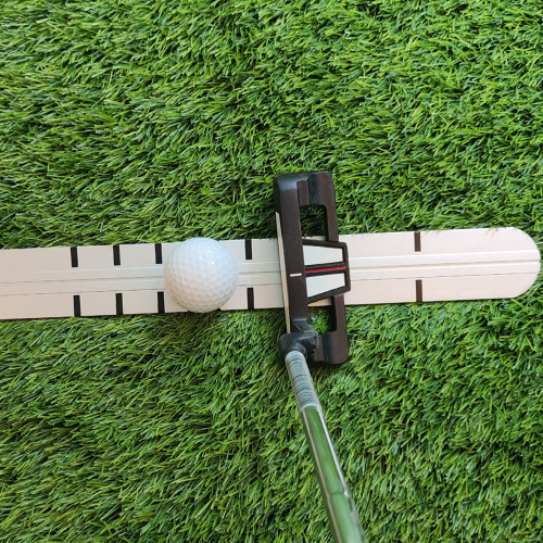 新款高爾夫推桿尺 刻度尺教學推桿訓練器 軌跡準確指引導向尺