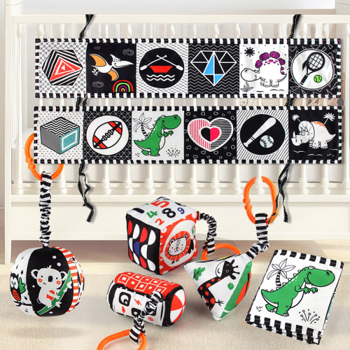 家寶寶布書新生兒床圍布書帶BB叫 嬰兒床掛玩具 家寶寶布書新生兒床圍布書帶BB叫 嬰兒床掛玩具