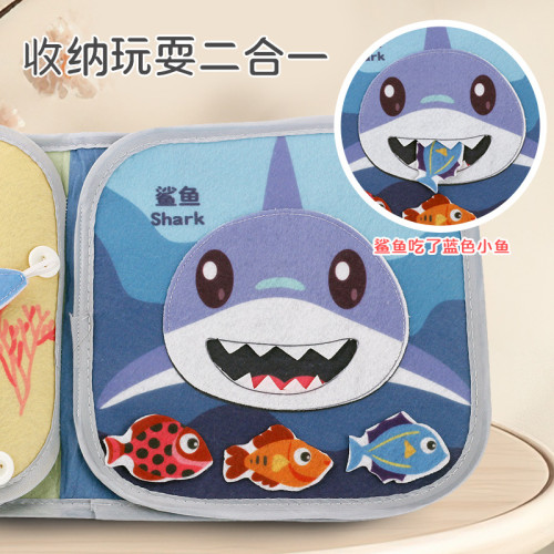 寶寶撕撕布書畫冊配對安靜書撕不爛可水洗布藝0-3嵗魔術貼玩具 寶寶撕撕布書畫冊配對安靜書撕不爛可水洗布藝0-3嵗魔術貼玩具