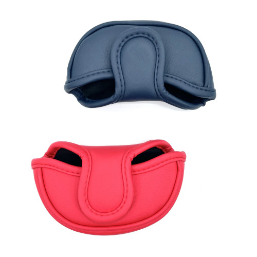 小樹小半圓推桿帽套雙釦單釦兩款球桿帽套磁鐵桿頭套高爾夫配件