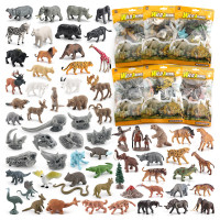 仿真史前生物靈長目動物哺乳動物頭骨模型桌面擺件彩袋裝玩具