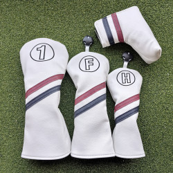 簡約高爾夫球桿套保護套木桿頭套球道木鐵木推桿套1號木桿套