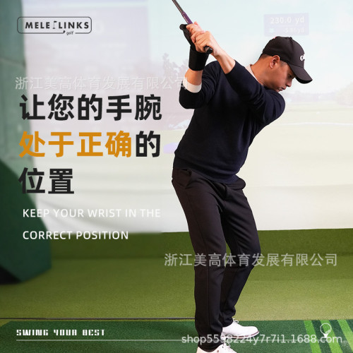 高爾夫手腕固定器訓練器golf用品揮桿練習器套裝推桿黃金手腕配件