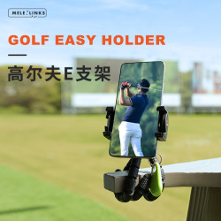 體育揮桿練習動作記錄器藍牙360° 旋轉通用可伸縮高爾夫手機支架