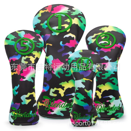 新款高爾夫球桿套 木桿套 一號木髮球桿套球道木混合木小雞腿