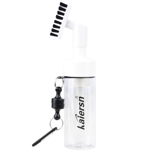 Kaiersn高爾夫球桿噴水清潔刷 透明瓶身磁吸掛扣按壓式噴水壺刷
