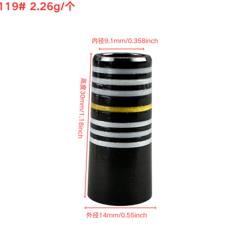 適用於高爾夫沙桿/挖起桿膠套119#9.1mm*30mm*14mm多彩膠套