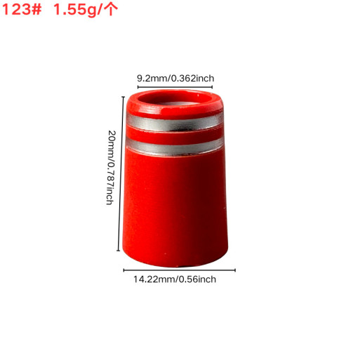 高爾夫球桿沙桿膠套123#9.2mm*14.22mm*20mm355口徑紅色雙銀環膠