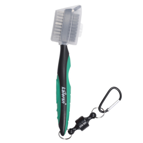 kaiersn高爾夫清潔刷 球頭雙面清潔工具 尼龍鋼毛刷清潔工具配件