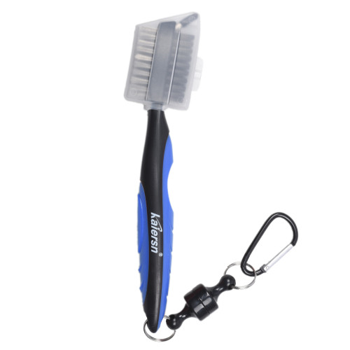 kaiersn高爾夫清潔刷 球頭雙面清潔工具 尼龍鋼毛刷清潔工具配件