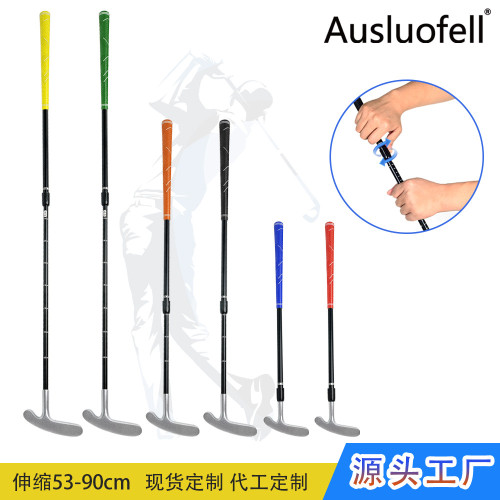 高爾夫球桿 golf不鏽鋼一體推桿 成人兒童練習推桿雙面 高爾夫球桿 golf不鏽鋼一體推桿 成人兒童練習推桿雙面