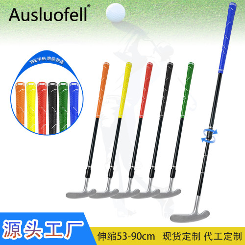 高爾夫球桿 golf不鏽鋼一體推桿 成人兒童練習推桿雙面 高爾夫球桿 golf不鏽鋼一體推桿 成人兒童練習推桿雙面