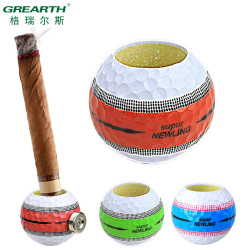 高爾夫球雪茄夾雪茄托菸筒支架可攜式帶磁鐵吸附戶外高爾夫配件用品