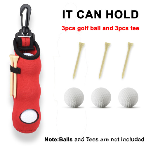 新款高爾夫球套 球夾 三球套 帶登山勾保護套 高爾夫配件 新款高爾夫球套 球夾 三球套 帶登山勾保護套 高爾夫配件