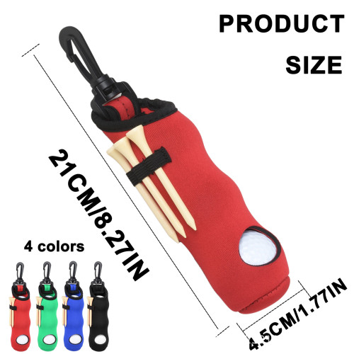 新款高爾夫球套 球夾 三球套 帶登山勾保護套 高爾夫配件 新款高爾夫球套 球夾 三球套 帶登山勾保護套 高爾夫配件