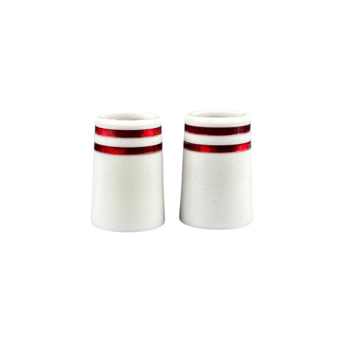 高爾夫沙桿膠套122#9.2mm*14.22mm*20mm355口徑白色雙紅環膠套