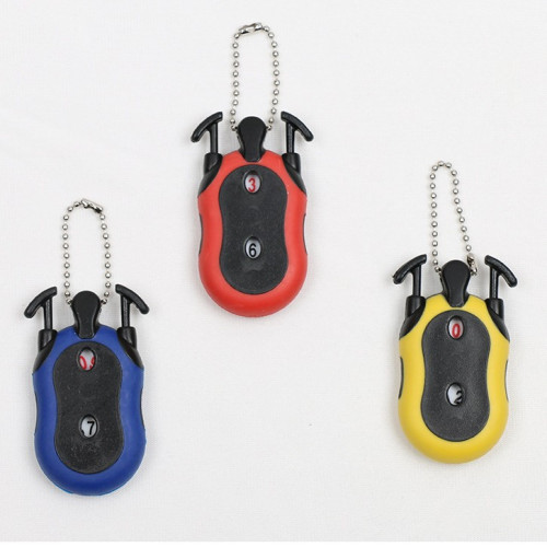 高爾夫珠鍊計分器四輪計數器雙人迷你分數器18孔計分器高爾夫用品