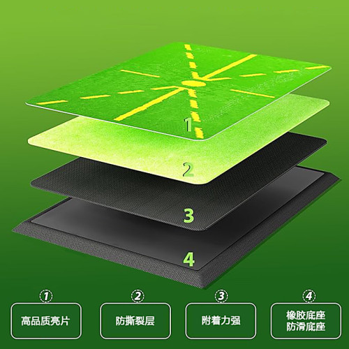 高爾夫珠片擊球軌跡墊 高爾夫揮桿訓練方向檢測打擊墊 高爾夫珠片擊球軌跡墊 高爾夫揮桿訓練方向檢測打擊墊