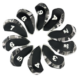 高爾夫帽套迷彩潛水布男女通用款鐵桿套十個裝暢銷款