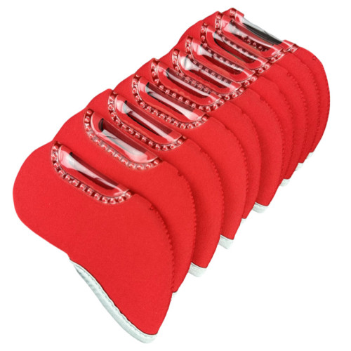 高爾夫帽套潛水布男女通用款鐵桿套十個裝暢銷款五色可選