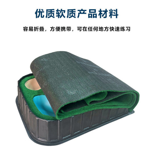 高爾夫吸塑推桿練習器自動迴球推桿毯室內絨面推桿練習墊 高爾夫吸塑推桿練習器自動迴球推桿毯室內絨面推桿練習墊