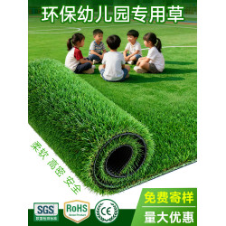 青洲Grass幼兒園加密人造草坪草皮人工景觀庭院仿真休閒假草坪