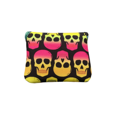 出口幻彩骷髏高爾夫球桿套保護套 木桿套 golf一字半圓方形推桿套