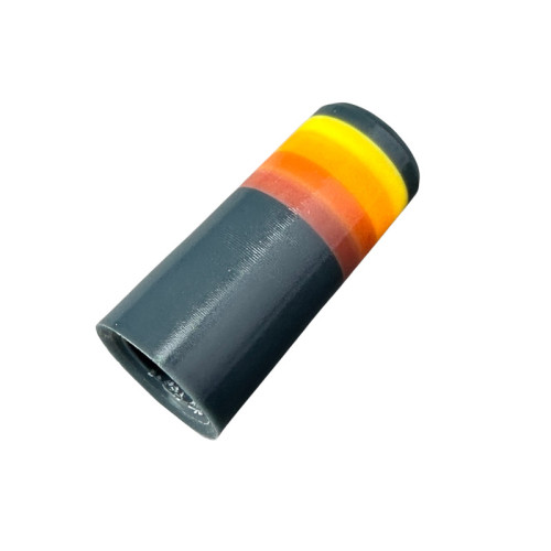 適用於高爾夫沙桿/挖起桿膠套104#9.1mm*30mm*14mm灰黃漸變彩色膠
