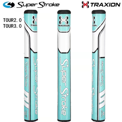 新款高爾夫握把TRAXION- TOUR2.0 3.0冰雪藍通用高爾夫推桿握把套 新款高爾夫握把TRAXION- TOUR2.0 3.0冰雪藍通用高爾夫推桿握把套