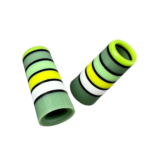 適用於高爾夫沙桿/挖起桿膠套116#9.1mm*30mm*14mm草綠多彩膠套