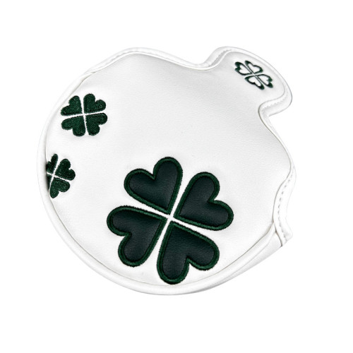 高爾夫小半圓推桿桿套刺綉無梗四葉草帽套磁吸款 高爾夫小半圓推桿桿套刺綉無梗四葉草帽套磁吸款