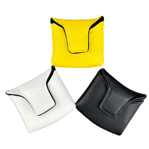 高爾夫球桿套可愛笑臉日韓系雙釦半圓/單釦方塊推桿保護帽套 高爾夫球桿套可愛笑臉日韓系雙釦半圓/單釦方塊推桿保護帽套