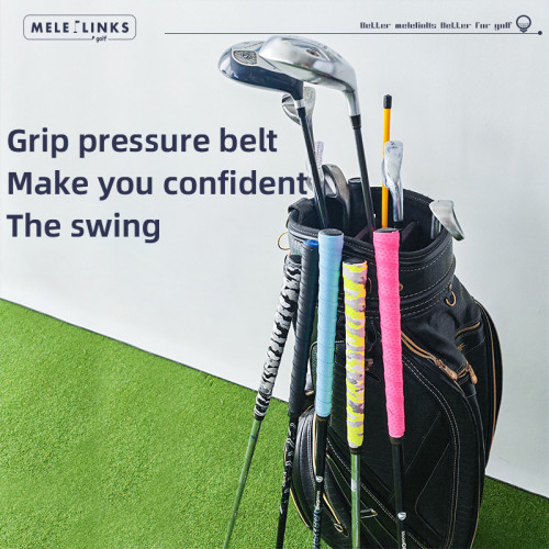 高爾夫握把壓力帶揮桿桿頭套彈力帶室內外助力帶健身輔助高爾夫用