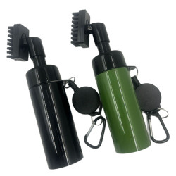 新款高爾夫清潔刷 按壓式噴水工具刷 拉繩釦水壺刷球桿頭清理工具