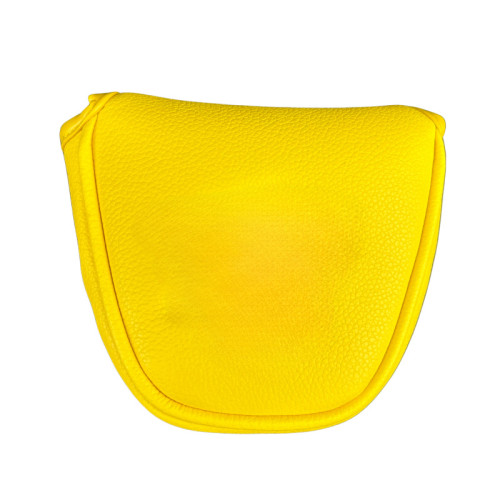 高爾夫推桿頭套磁鐵閉合單釦半圓魚膚帽款高爾夫用品