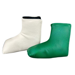 高爾夫推桿頭套磁鐵閉合直條魚膚帽款高爾夫用品