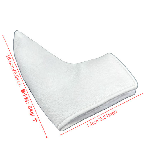 高爾夫推桿頭套磁鐵閉合直條魚膚帽款高爾夫用品