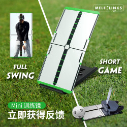 高爾夫推桿練習器動作軌跡反餽內golf用品mini訓練鏡