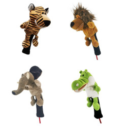 golf多種動物高爾夫桿套一號木桿帽套卡通可愛獅子桿頭保護球桿套