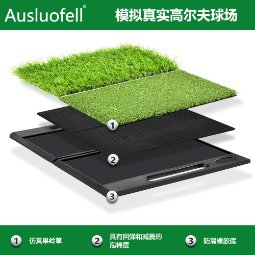  高爾夫橡膠打擊墊 多規格防滑耐磨橡膠底打擊墊