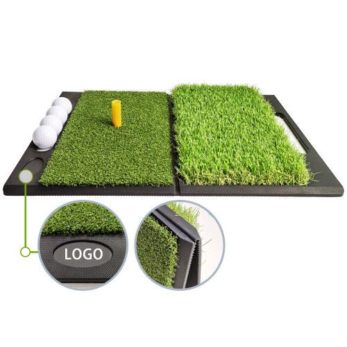  高爾夫橡膠打擊墊 多規格防滑耐磨橡膠底打擊墊