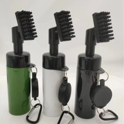 高爾夫拉繩款清潔刷 可噴水球桿清洗刷高爾夫灑水刷球頭清潔壺