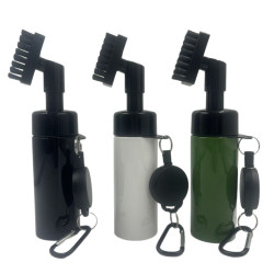 高爾夫拉繩款清潔刷 可噴水球桿清洗刷高爾夫灑水刷球頭清潔